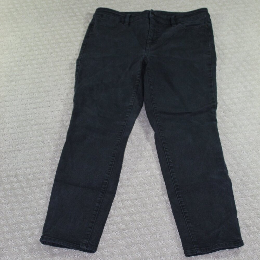 Talbots Size 10 Black Slim Ankle Jeans